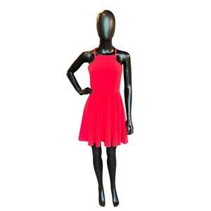 Red Square Neck - Lulus - Mid-Length Dress